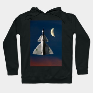 SAAB Viggen and the Moon Hoodie